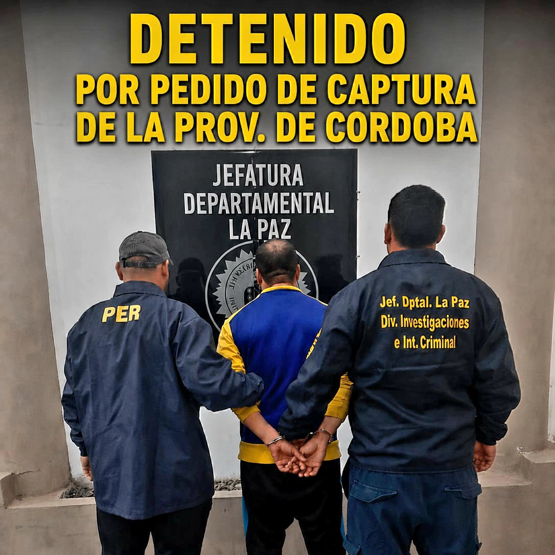 Capturaron en Milagrosa Norte a un hombre buscado por graves delitos en Córdoba